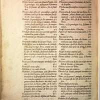 Mythologie, Lyon, 1612 - Repertoire general des principales et plus remarquables matieres contenues en la Mythologie de Noël le Comte, p. [1142]