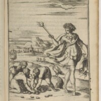 Imagini, Venise, 1571 - 29 : Hyménée, des enfants ramassant des noix et le corbeau, symbole de concorde nuptiale