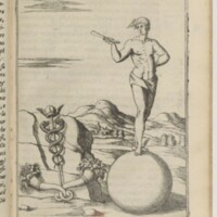 Imagini, Venise, 1571 - 78 : Figure de Fortune et Vertu (les cornes d’abondance et le caducée) ; la Fortune sur une boule (l'Occasio)