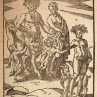 Mythologie, Lyon, 1612 - Silène, Nymphe et Satires