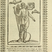 Nove Imagini, Padoue, 1615 - 119 : Horus, équivalent égyptien de Priape et Bacchus