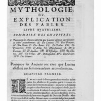 Mythologie, Paris, 1627 - IV, 1 : Pourquoy les Anciens ont creu que Lucine assistoit aux femmes en leurs accouchemens, p. 271
