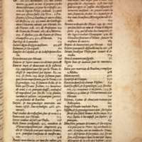 Mythologie, Lyon, 1612 - Repertoire general des principales et plus remarquables matieres contenues en la Mythologie de Noël le Comte, p. [1145]