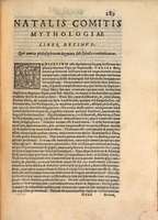 Mythologia, Venise, 1567 - X : Quod omnia philosophorum dogmata sub fabulis continebantur, 289r°