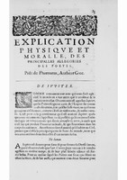 Mythologie, Paris, 1627 - Recherches : Explication physique et morale des principales allégories des poètes, p. 33