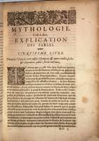 Mythologie, Lyon, 1612 - V : Pourquoy c’est que les jeux publics Olympiens & autres joustes, festes & esbatemens publics furent instituez, p. [421]