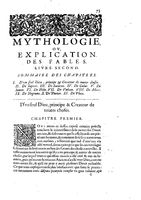 Mythologie, Paris, 1627 - II, 1 : D’un seul Dieu, principe & Createur de toutes choses, p. 73