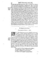 Mythologie, Paris, 1627 - I, 16 : Des Hymnes des Anciens, p. 52