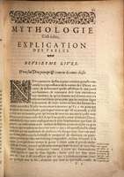 Mythologie, Lyon, 1612 - II : D’un seul Dieu principe & createur de toutes choses, p. 71