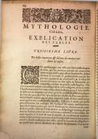 Mythologie, Lyon, 1612 - III : Des belles inventions & discours des anciens touchant les enfers, p. 184