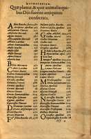 Mythologia, Francfort, 1581 - Quæ plantæ, & quæ animalia quibus Diis fuerint antiquitus consecrata, n.p. Mythologia, Francfort, 1581 - Quæ plantæ, & quæ animalia quibus Diis fuerint antiquitus consecrata, n.p.