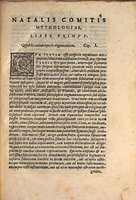 Mythologia, Venise, 1567 - I, 1 : Quod sit totius operis argumentum, 4r°