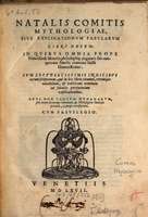 Mythologia, Venise, 1567 - Page de titre, n.p.