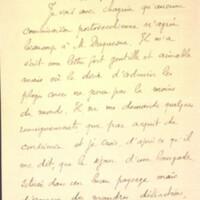 Lettre de John-Antoine Nau à Fanny Fénéon, 19 novembre 1911