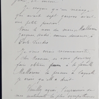 Lettre de John-Antoine Nau et Yette Nau à Toussaint Luca, 24 janvier 1913