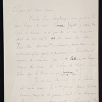 Lettre de John-Antoine Nau à Félix et Fanny Fénéon, 07 mai 1916