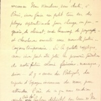 Lettre de John-Antoine Nau à Fanny Fénéon, 19 novembre 1911