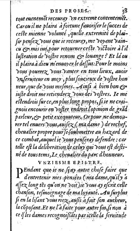 1555_RecueildesrymesetprosesdeE.P._Épître XI 1555_RecueildesrymesetprosesdeE.P._Épître XI