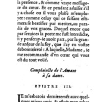 1595_Epistresfamilieresetamoureusesd'EstiennePasquierParisien_Épître III