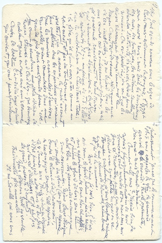 Lettre de Barbara Church à Jean Paulhan (12 décembre 1956)