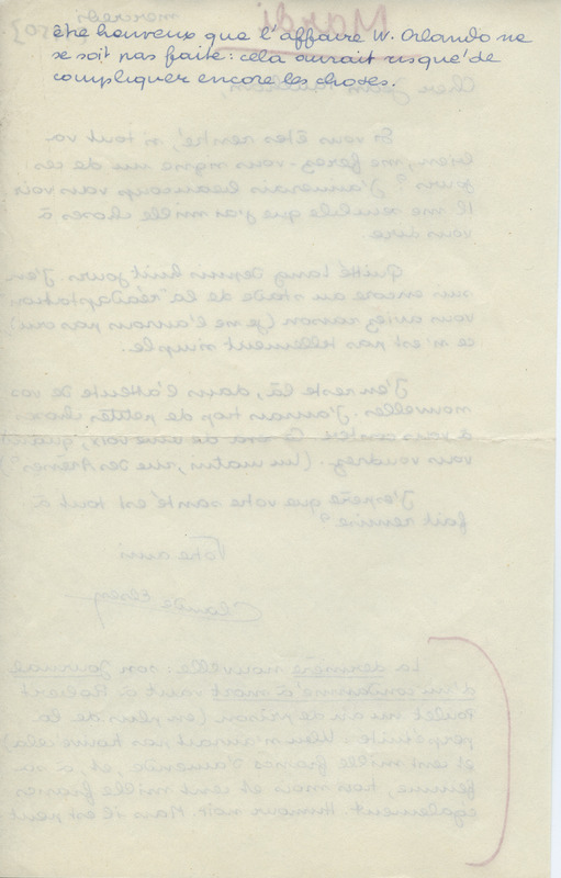 Lettre de Claude Elsen à Jean Paulhan, 1950 Lettre de Claude Elsen à Jean Paulhan, 1950