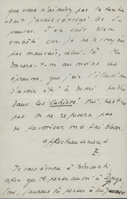 Lettre de René Étiemble à Jean Paulhan, 1950-01-19