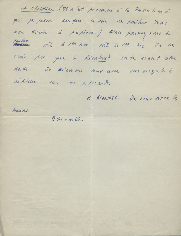 Lettre de René Étiemble à Jean Paulhan, 1935