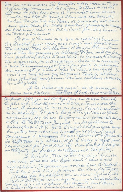 Lettre de Barbara Church à Jean Paulhan (16 mars 1955)