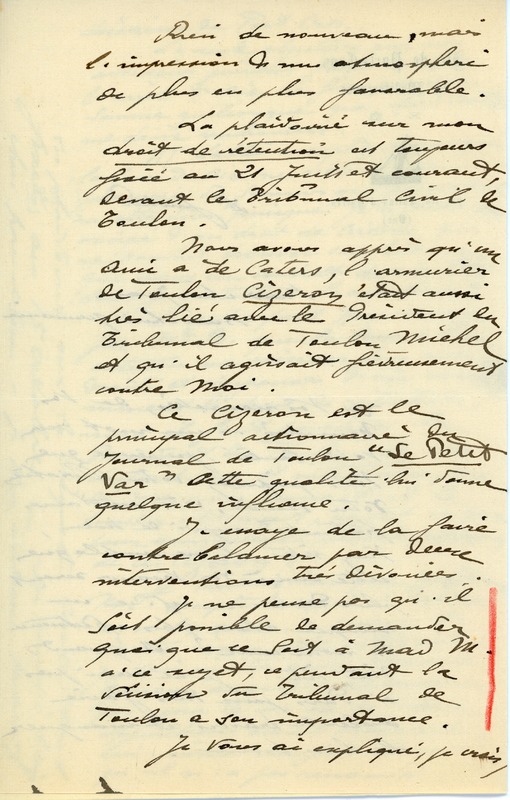 Lettre de Marcel Henry à Jean Paulhan, 1929-07-16 Lettre de Marcel Henry à Jean Paulhan, 1929-07-16