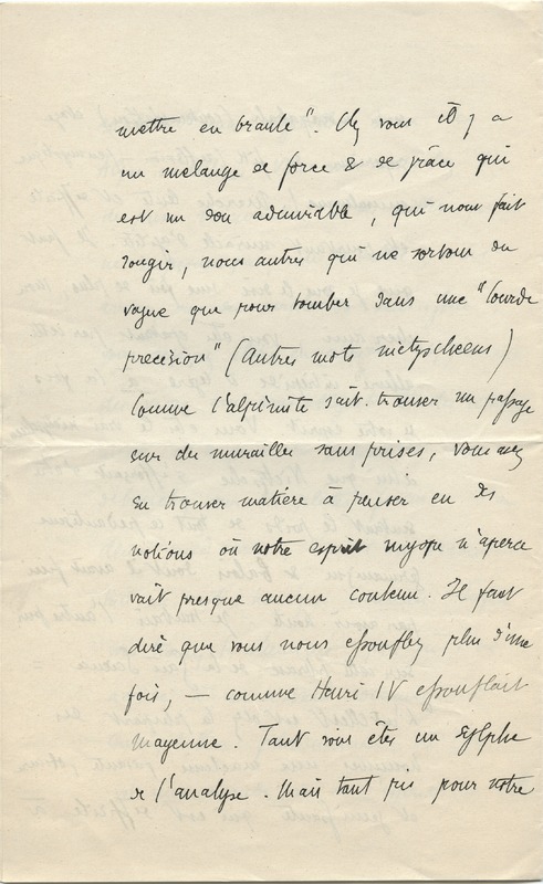 Lettre de Gabriel Bounoure à Jean Paulhan, 1936-11-26 Lettre de Gabriel Bounoure à Jean Paulhan, 1936-11-26
