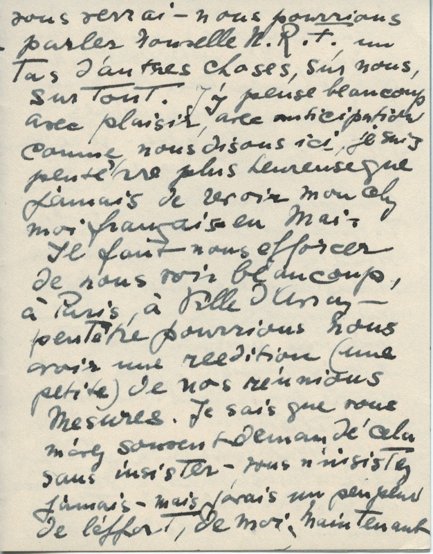 Lettre de Barbara Church à Jean Paulhan (8 mars 1953)