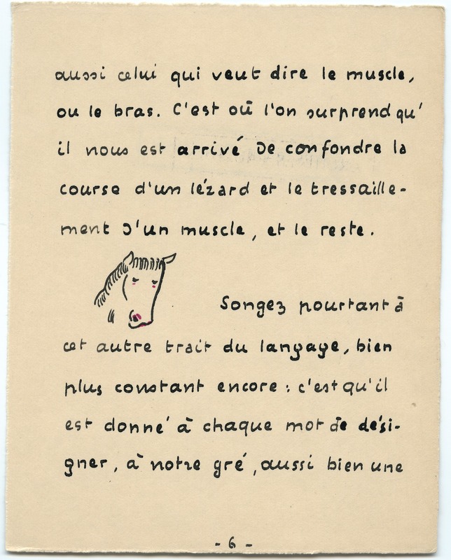 Lettre de Jean Paulhan à Barbara Church (décembre 1935)