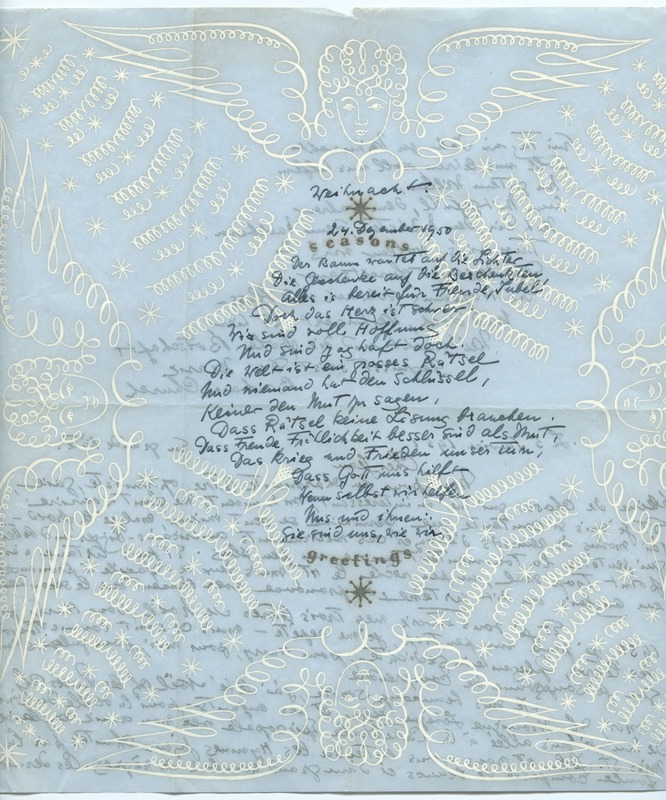 Lettre de Barbara Church à Jean Paulhan (5 janvier 1951)