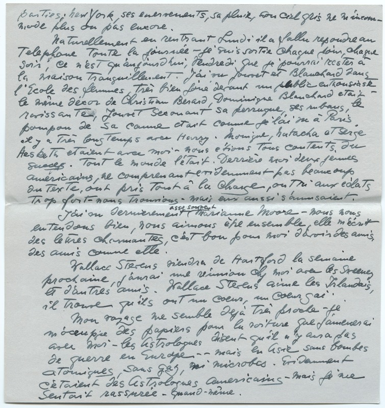 Lettre de Barbara Church à Jean Paulhan (30 mars 1951)