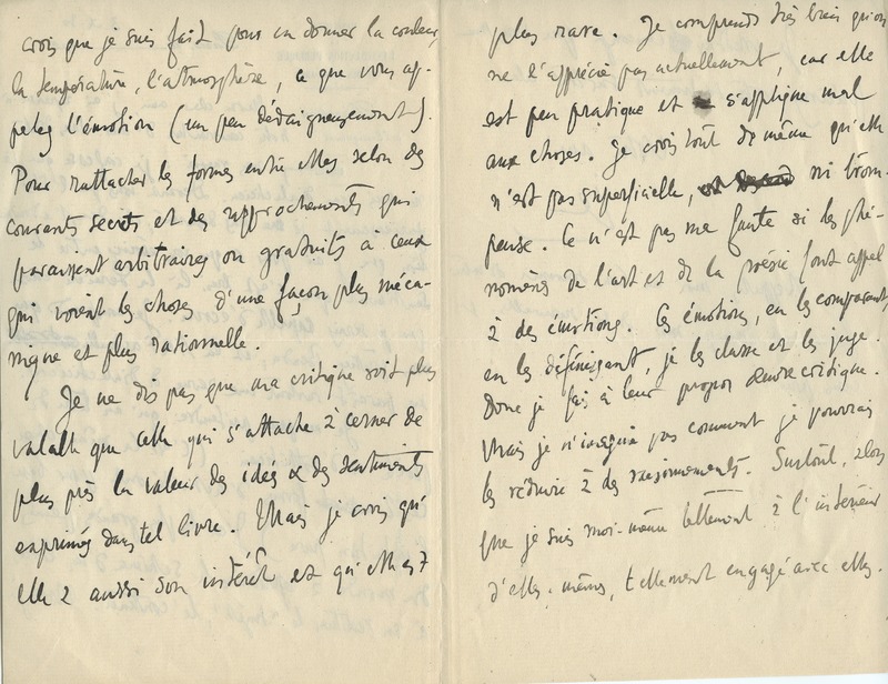 Lettre de Jean Cassou à Jean Paulhan, 1930-10-03