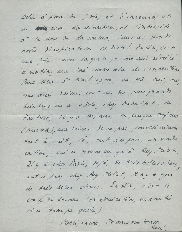 Lettre de René Étiemble à Jean Paulhan, 1952-09-05 Lettre de René Étiemble à Jean Paulhan, 1952-09-05