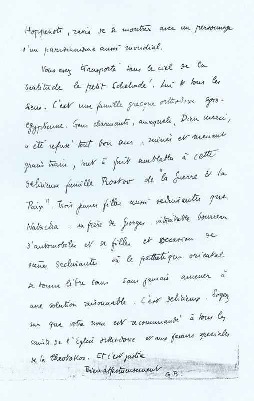 Lettre de Gabriel Bounoure à Jean Paulhan, 1931