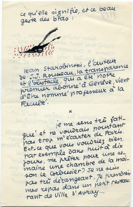 Lettre de Jean Paulhan à Barbara Church (7 juillet 1958)