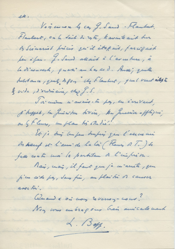 Lettre de Léon Bopp à Jean Paulhan, 1953-05-11