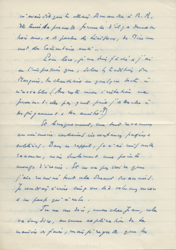 Lettre de Léon Bopp à Jean Paulhan, 1953-05-11