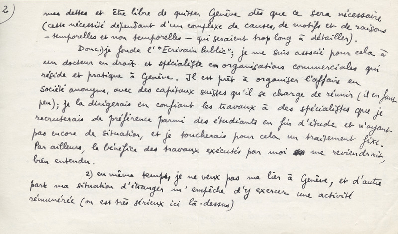 Lettre de René Daumal à Jean Paulhan, 1936-02-04