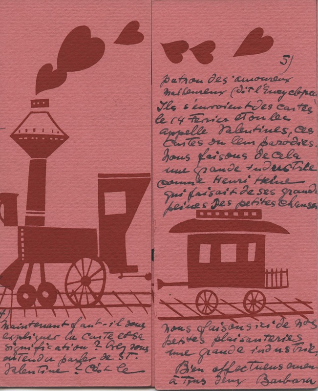 Lettre de Barbara Church à Jean Paulhan (6 février 1953) Lettre de Barbara Church à Jean Paulhan (6 février 1953)