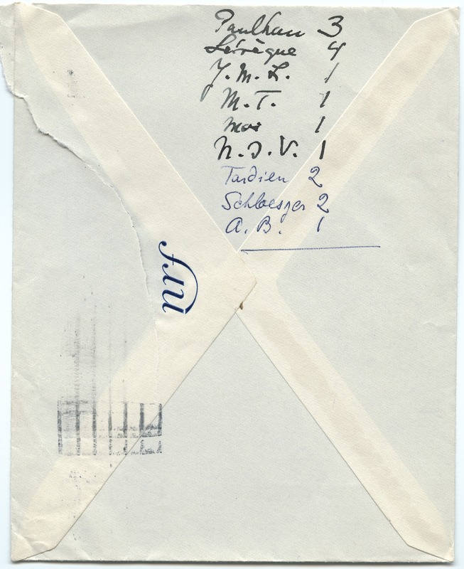 Lettre de Jean Paulhan à Barbara Church (3 septembre 1953)