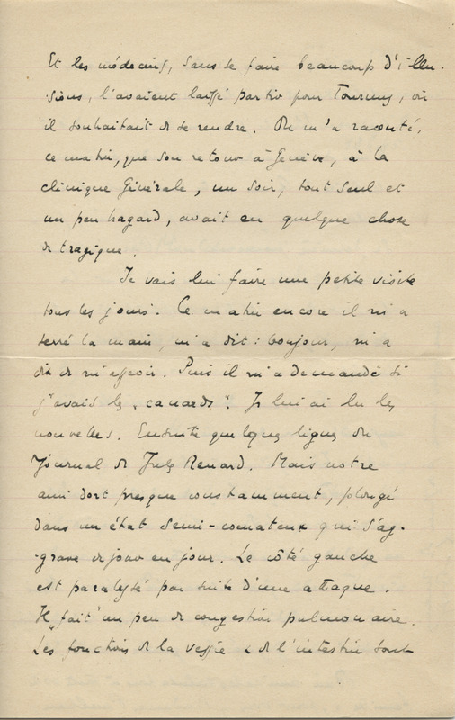 Lettre de Léon Bopp à Jean Paulhan, 1936
