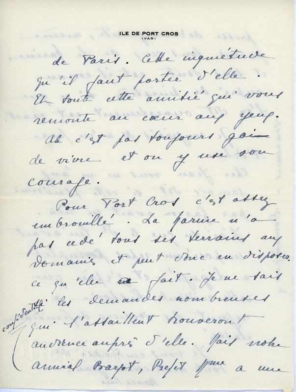 Lettre de Marcel Henry à Jean Paulhan, 1955 Lettre de Marcel Henry à Jean Paulhan, 1955