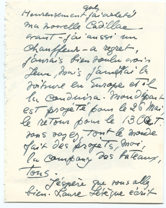 Lettre de Barbara Church à Jean Paulhan (18 décembre 1950)