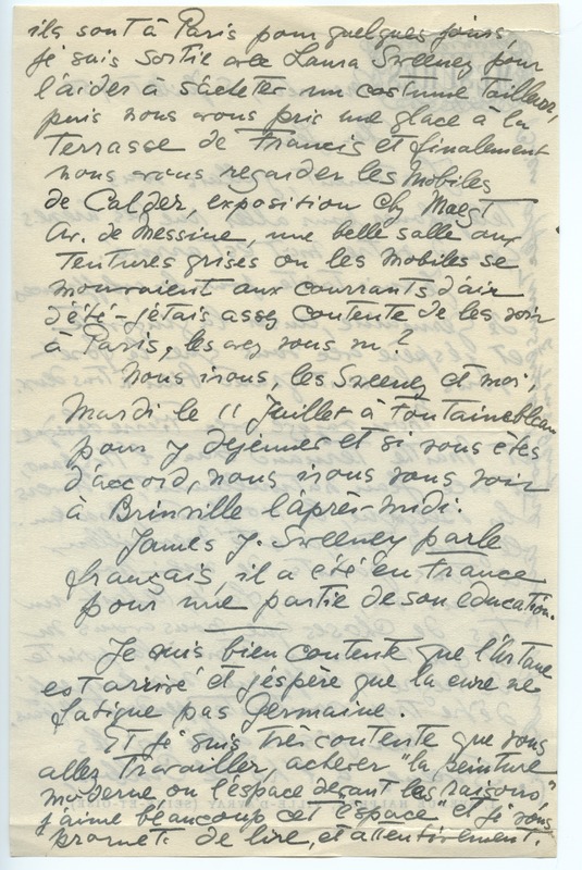 Lettre de Barbara Church à Jean Paulhan (5 juillet 1950)