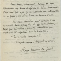 Lettre de Roger Martin du Gard à Jean Paulhan, 1951-07-19