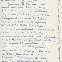 Lettre de Marcel Arland à Jean Paulhan, 1958