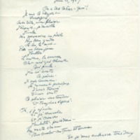 Lettre de Barbara Church à Jean Paulhan (18 juin 1957)